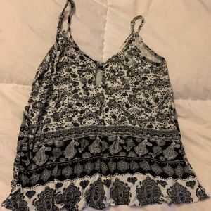 Paisley print tank